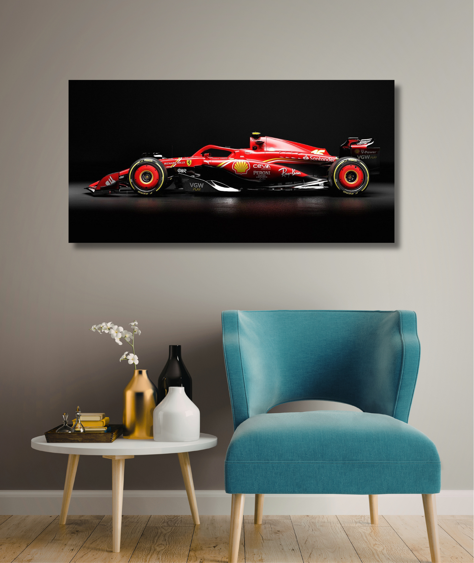 Cuadro autos - fórmula uno 006