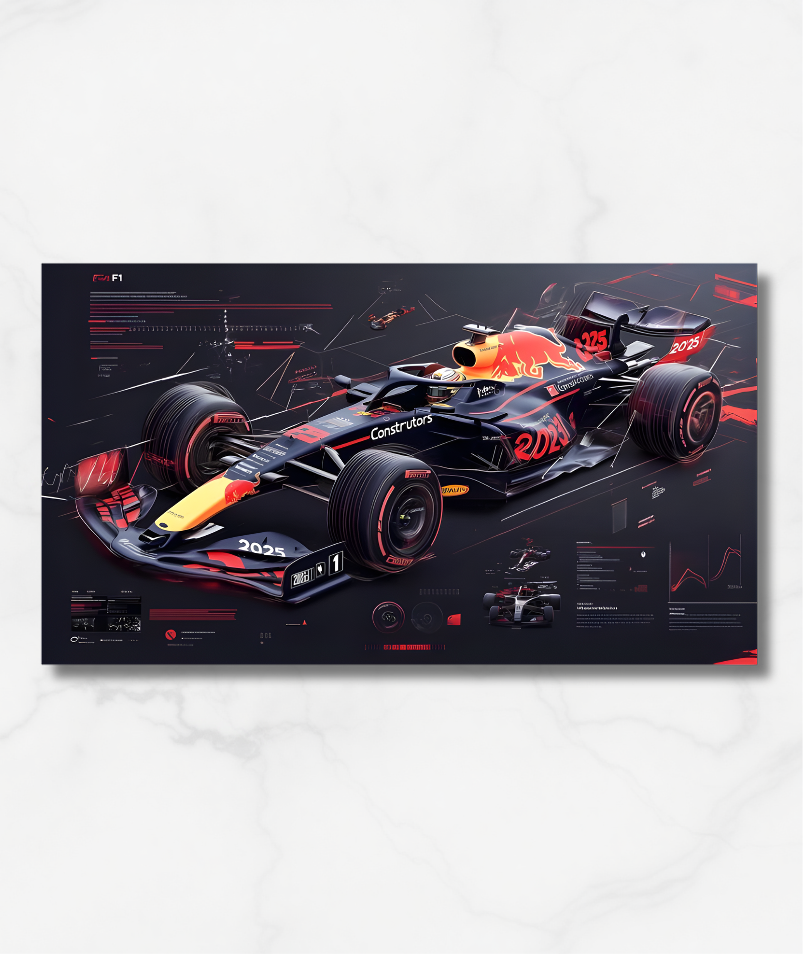 Cuadro autos - fórmula uno 003 - Imagen 2