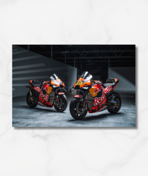 Cuadro-decorativo-canvas-Red-Bull-KTM-MotoGP-Team-Presentation-2023-artelienzo